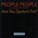 People People Are You Spoken For ? UK 12" vinyl single (12 inch record / Maxi-single) COOLX205