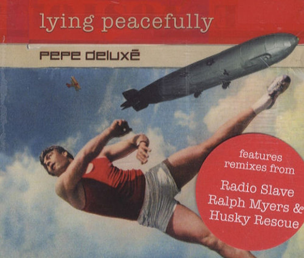 Pepe Deluxe Lying Peacefully UK CD single (CD5 / 5") RID035CDS