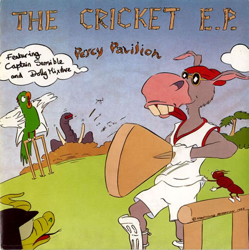 Percy Pavilion The Cricket EP UK 7" vinyl single (7 inch record / 45) PIS1