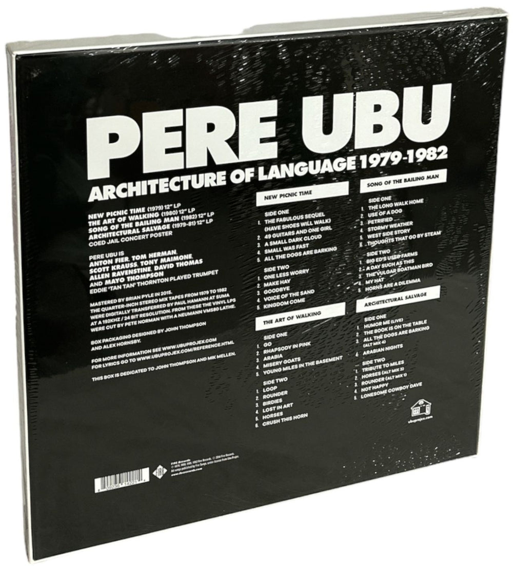 Pere Ubu Architecture Of Language 1979-1982 - Sealed + Hype Sticker UK Vinyl Box Set 809236142214