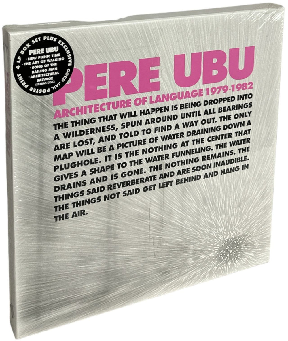 Pere Ubu Architecture Of Language 1979-1982 - Sealed + Hype Sticker UK Vinyl Box Set FIRELP422