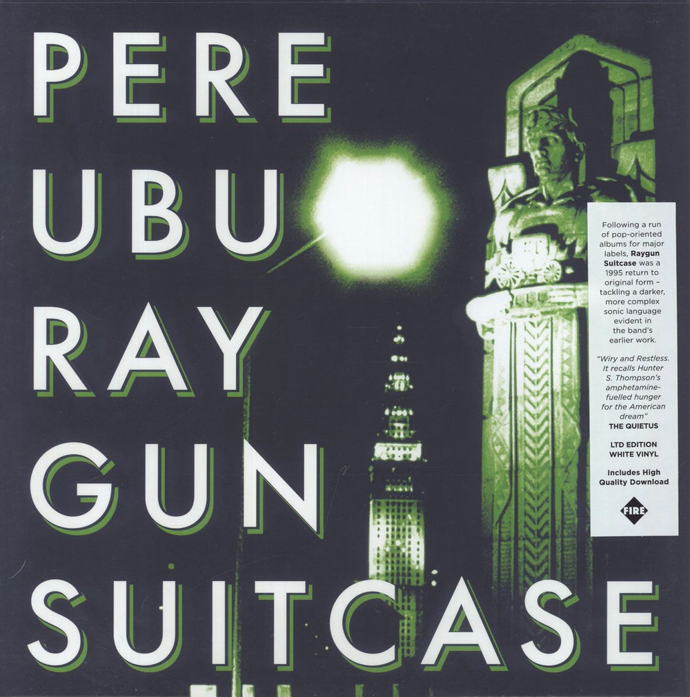 Pere Ubu Ray Gun Suitcase - RSD - White Vinyl UK vinyl LP album (LP record) FIRELP370