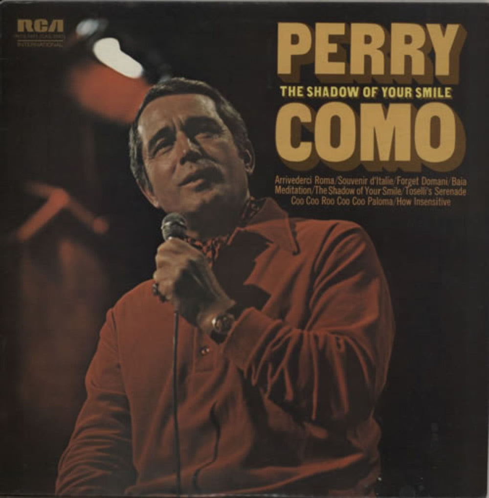 Perry Como The Shadow Of Your Smile UK vinyl LP album (LP record) INTS1411