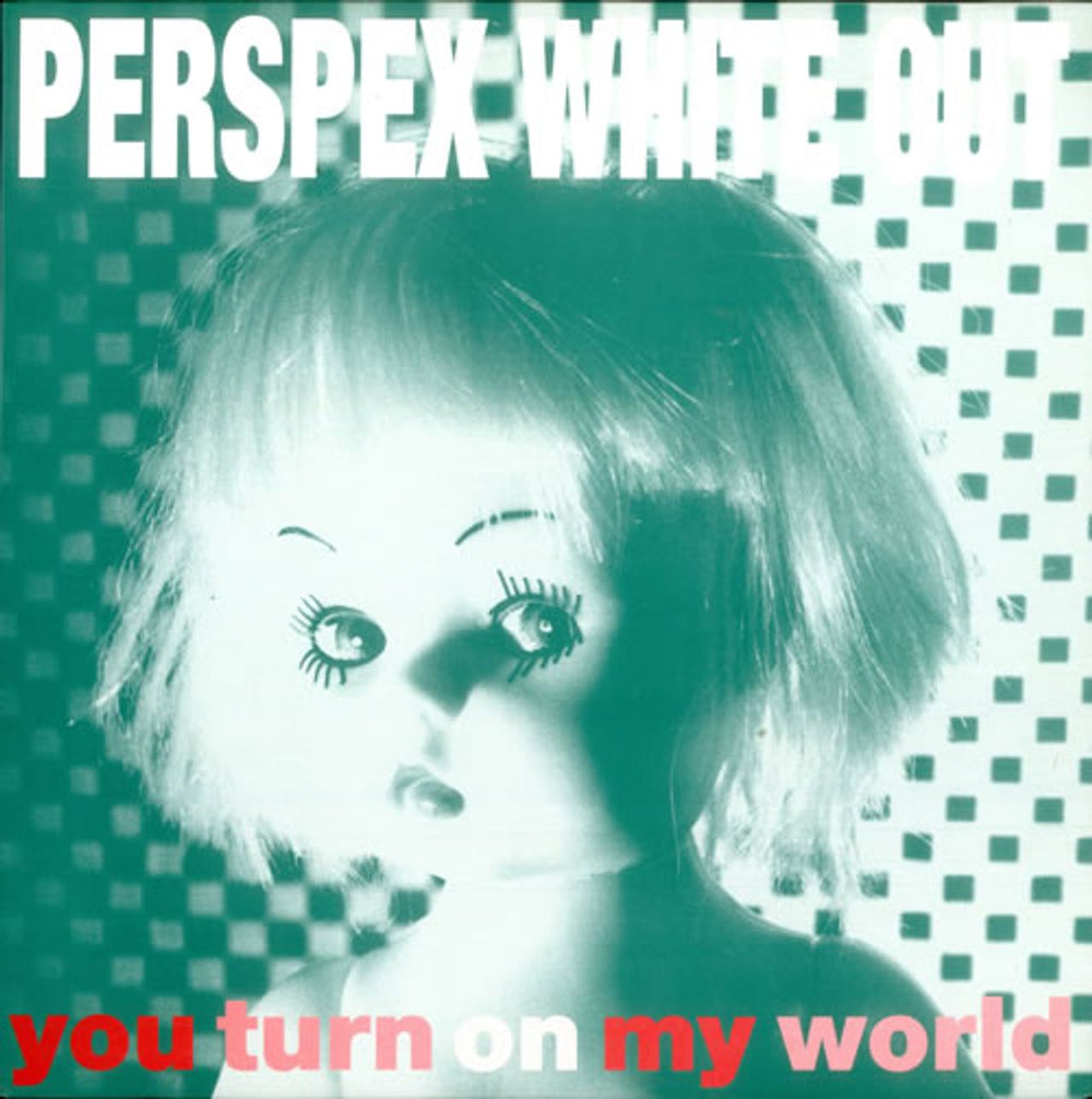 Perspex Whiteout You Turn On My World UK 12" vinyl single (12 inch record / Maxi-single) SUN005