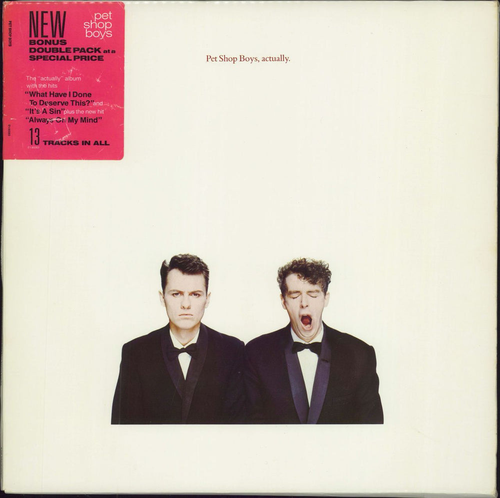 Pet Shop Boys Actually & Always On My Mind 12" Pack - Stickered US vinyl LP album (LP record) E1-90263