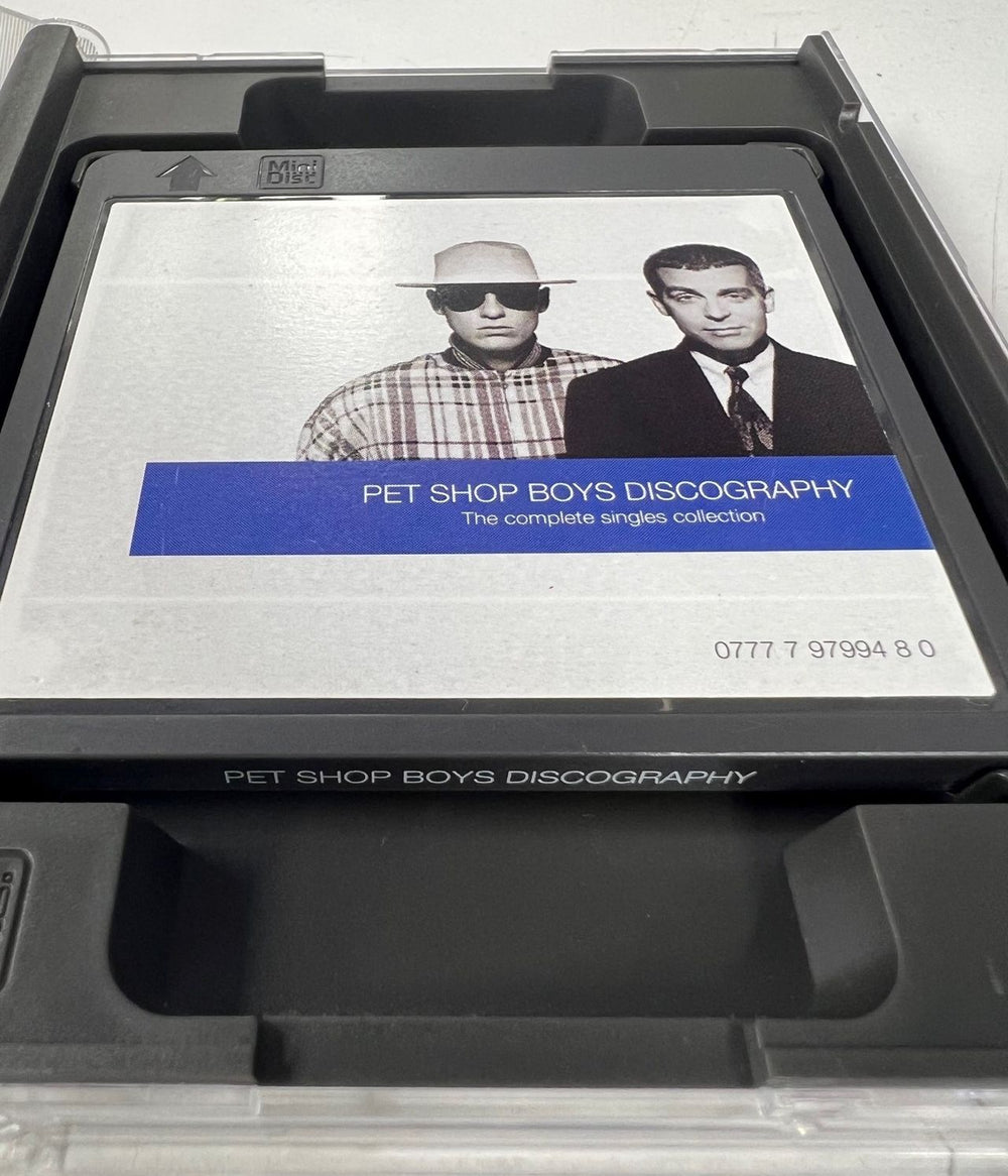 Pet Shop Boys Discography - MiniDisc UK mini disc (MD) 077779799480