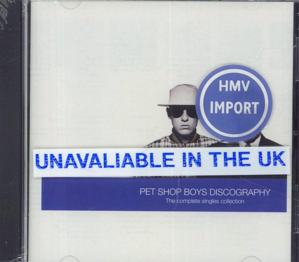 Pet Shop Boys Discography (The Complete Singles Collection) - Sealed US CD album (CDLP) CDP-7-97097-2