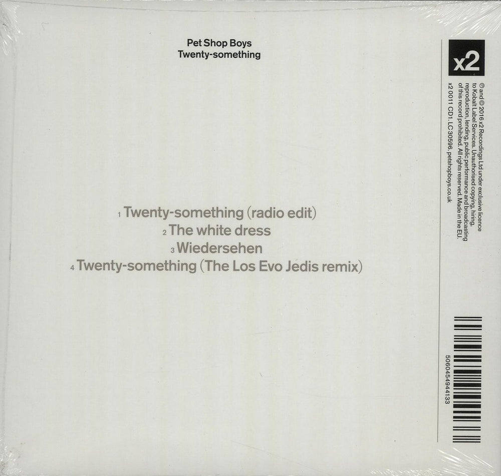 Pet Shop Boys Twenty-Something UK CD single (CD5 / 5") PSBC5TW654394