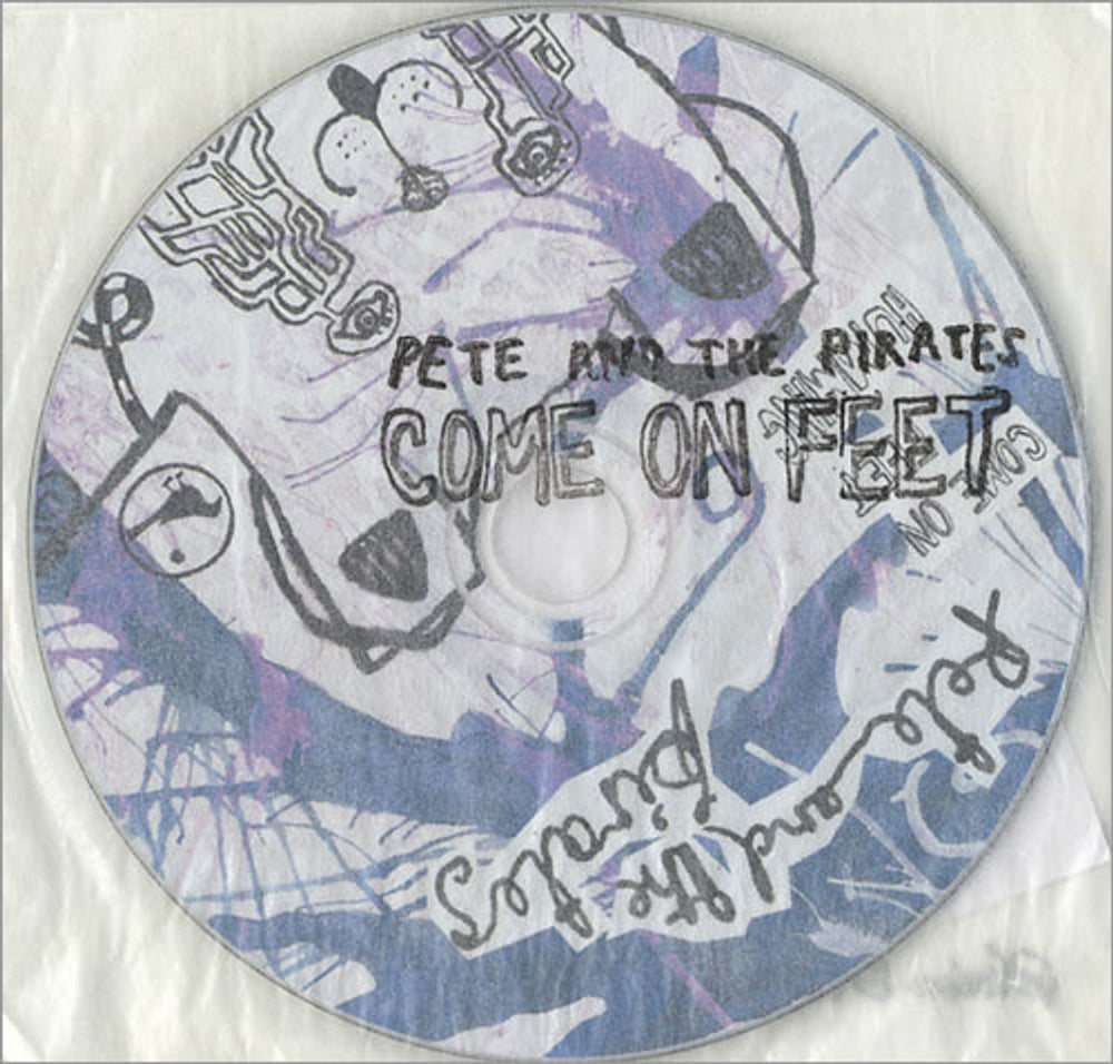 Pete And The Pirates Come On Feet UK Promo CD single (CD5 / 5")