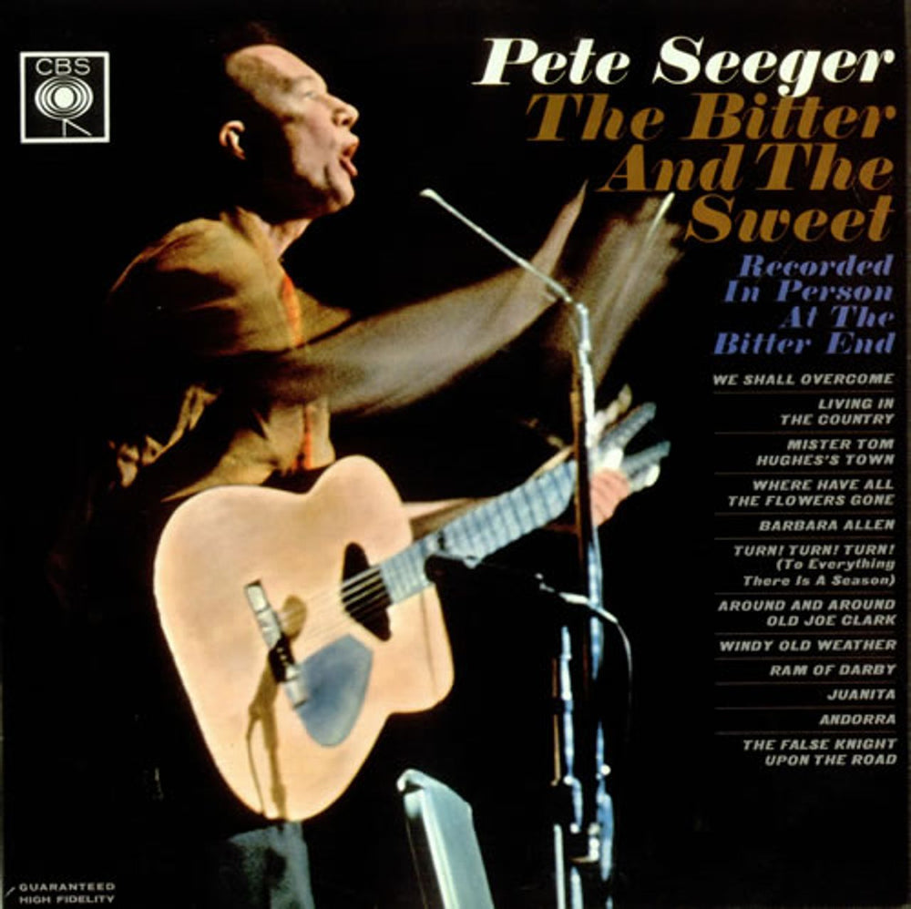 Pete Seeger The Bitter And The Sweet UK vinyl LP album (LP record) BPG62488