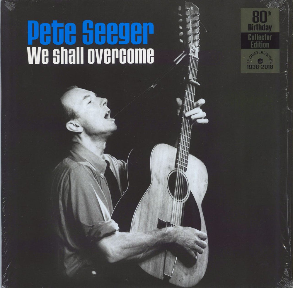 Pete Seeger We Shall Overcome French 2-LP vinyl record set (Double LP Album) 742972.73