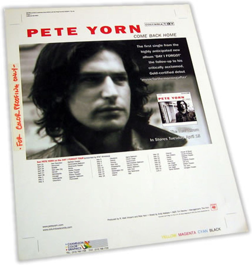 Pete Yorn Come Back Home US artwork ARTWORK