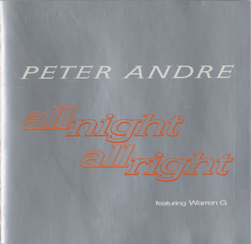 Peter Andre All Night All Right UK 2 CD album set (Double CD) PTA2CAL519429