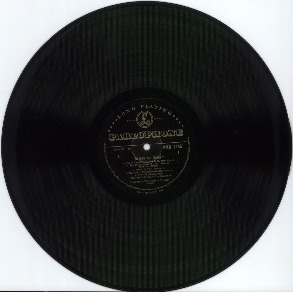Peter Cook & Dudley Moore Beyond The Fringe - 1st UK vinyl LP album (LP record) P&DLPBE450004