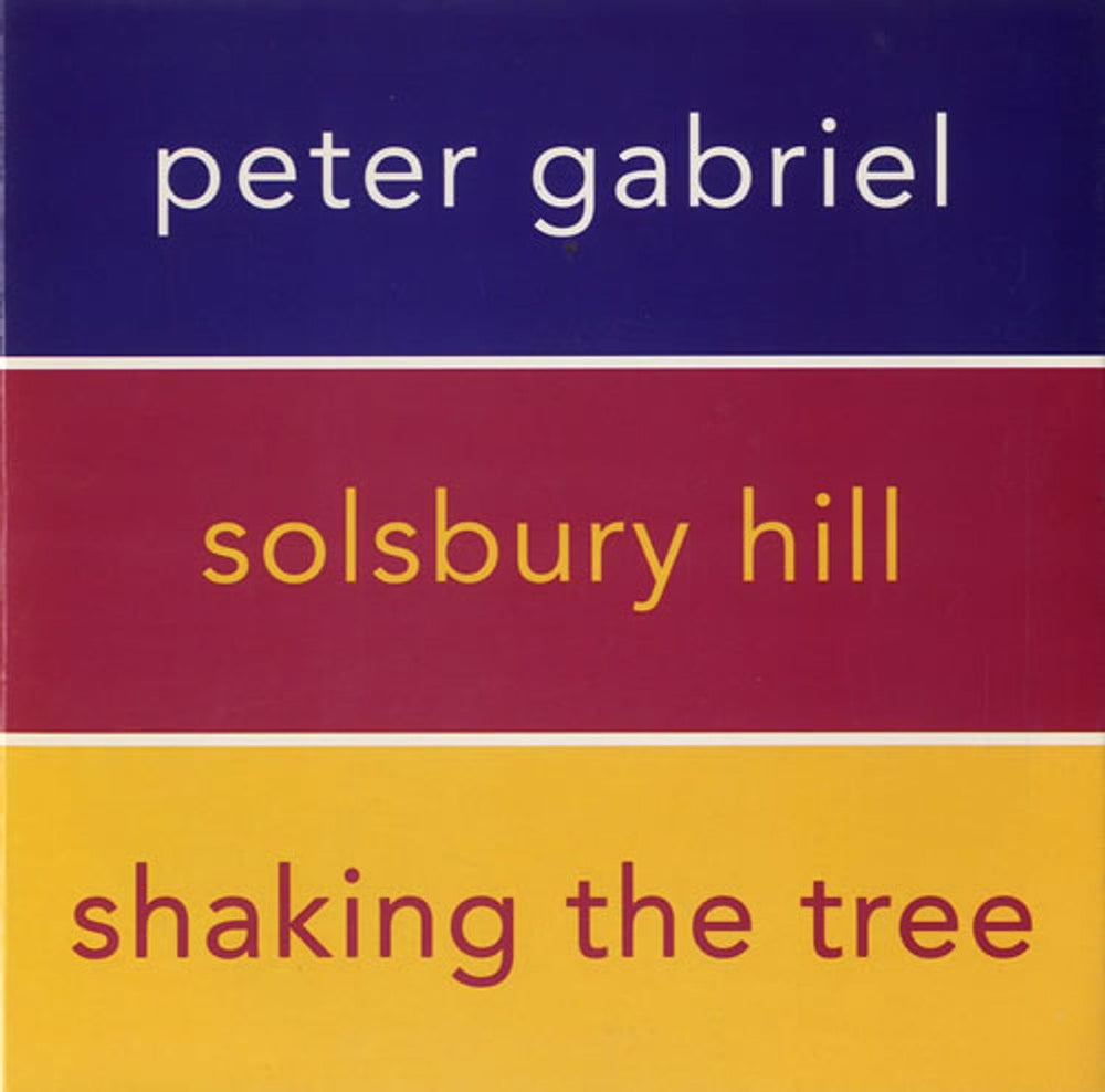 Peter Gabriel Solsbury Hill UK 7" vinyl single (7 inch record / 45) VS1322