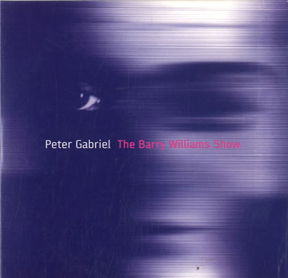 Peter Gabriel The Barry Williams Show UK Promo CD single (CD5 / 5") PGSCDJ13