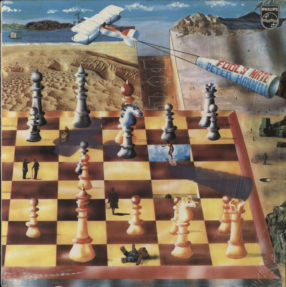 Peter Hammill Fool's Mate - Large Mad Hatter - Open Shrink Dutch vinyl LP album (LP record) 9199190