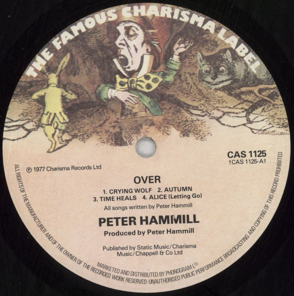 Peter Hammill Over + Inner UK vinyl LP album (LP record) HMLLPOV344101