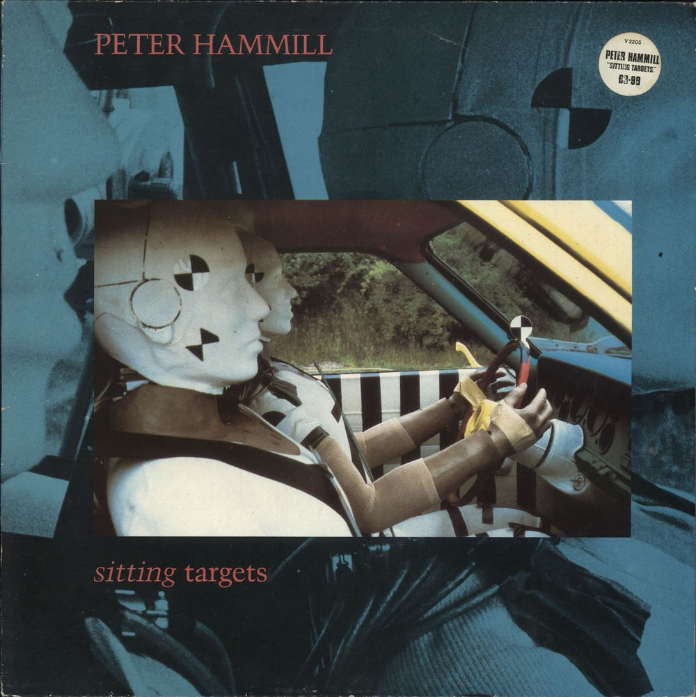 Peter Hammill Sitting Targets - Stickered Sleeve UK vinyl LP album (LP record) V2205