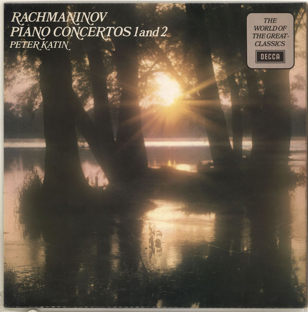 Peter Katin Rachmaninov Piano Concertos 1 & 2 UK vinyl LP album (LP record) SPA169