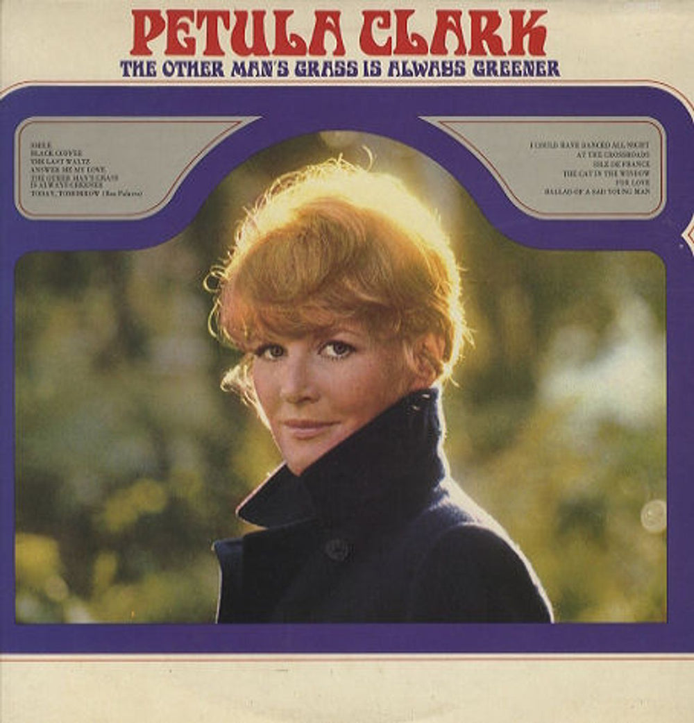 Petula Clark The Other Man's Grass Is Always Greener UK vinyl LP album (LP record) NPL18211