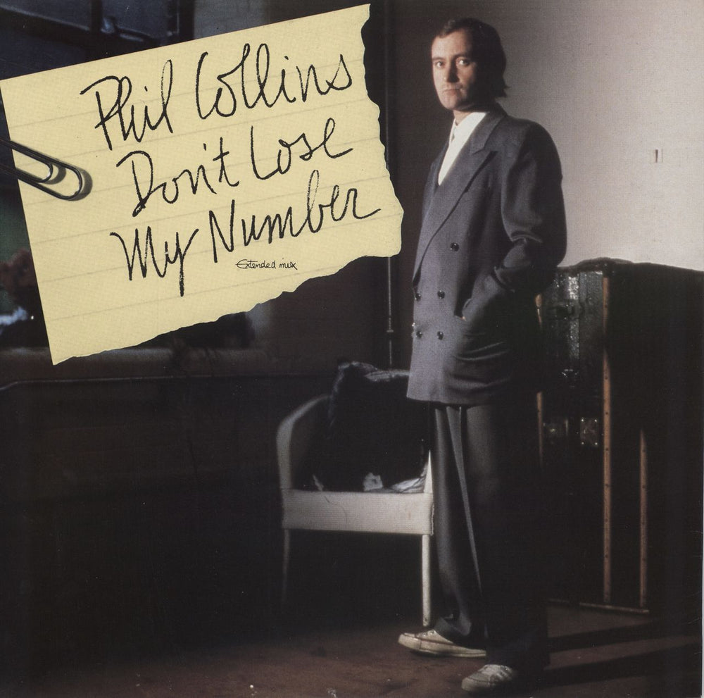 Phil Collins Don't Lose My Number German 12" vinyl single (12 inch record / Maxi-single) 259001-0