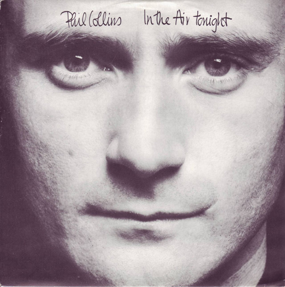 Phil Collins In The Air Tonight + Sleeve UK 7" vinyl single (7 inch record / 45) VS102