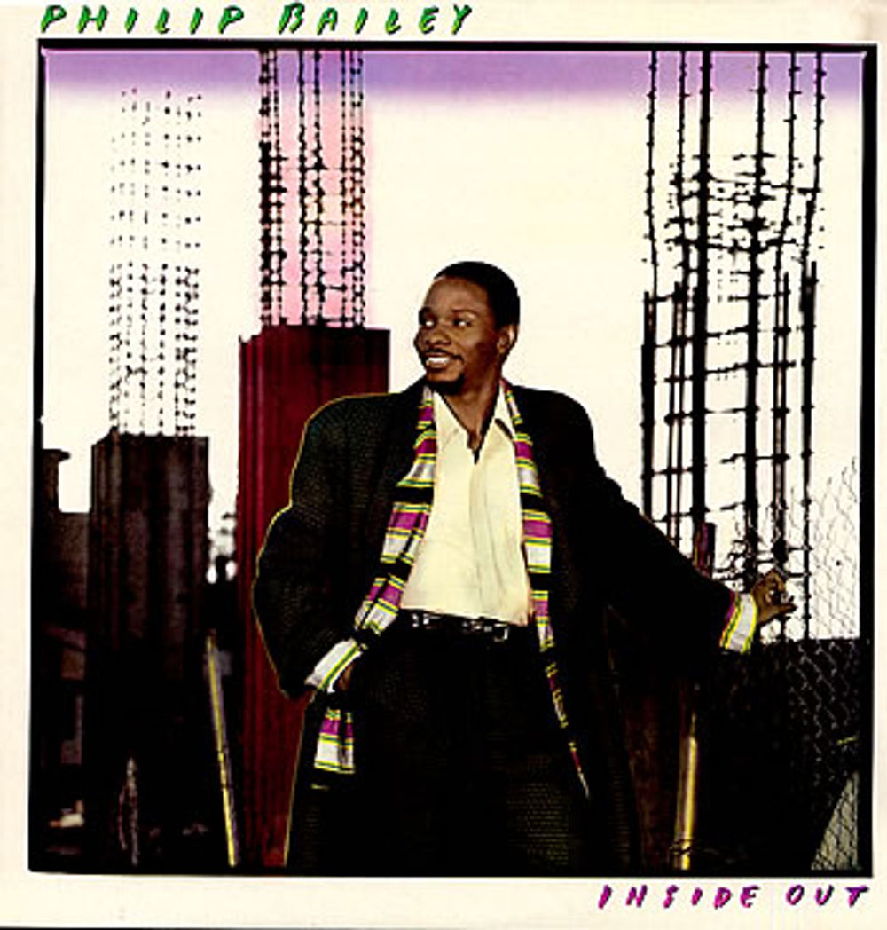 Philip Bailey Inside Out UK vinyl LP album (LP record) 26903