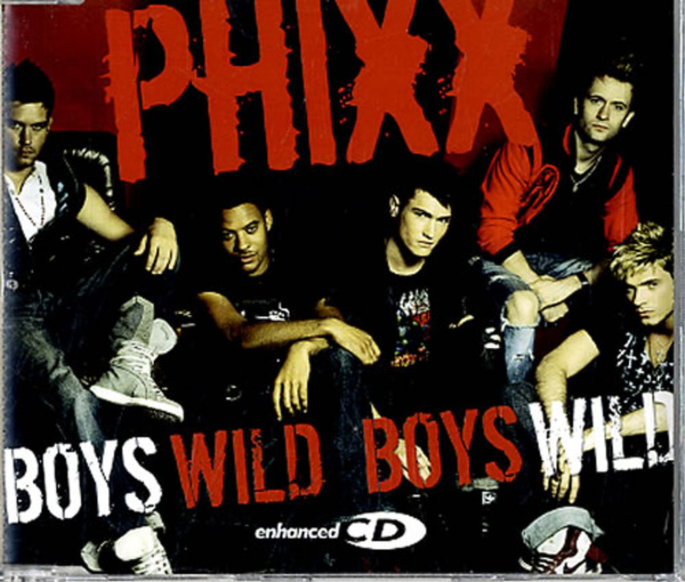 Phixx Wild Boys UK 2-CD single set (Double CD single) PXX2SWI290052