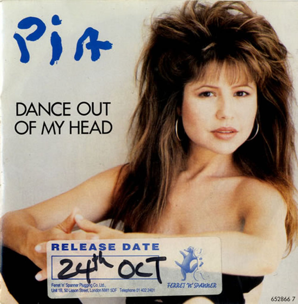 Pia Zadora Dance Out Of My Head UK 7" vinyl single (7 inch record / 45) 6528667