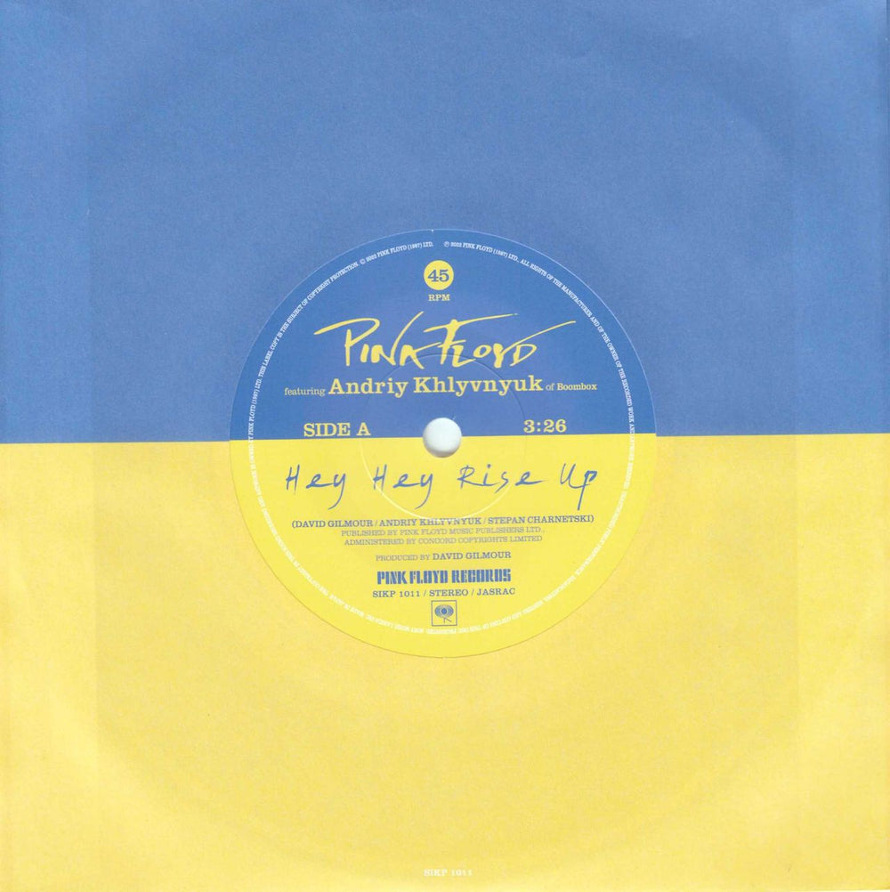 Pink Floyd Hey Hey Rise Up - Clear Vinyl Japanese 7" vinyl single (7 inch record / 45) 4547366568868