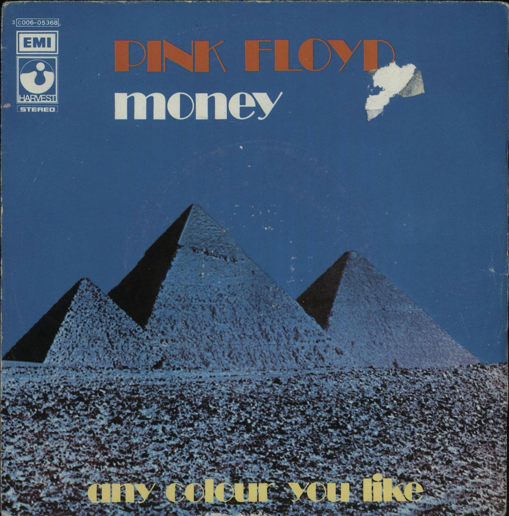 Pink Floyd Money - VG Italian 7" vinyl single (7 inch record / 45) 3C006-05368