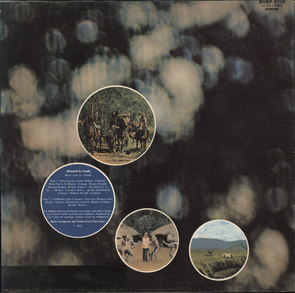 Pink Floyd Obscured By Clouds - 2nd New Zealand vinyl LP album (LP record)