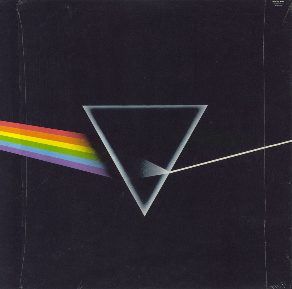 Pink Floyd The Dark Side Of The Moon - 5th - Complete Stickered - Open Shrink UK vinyl LP album (LP record)