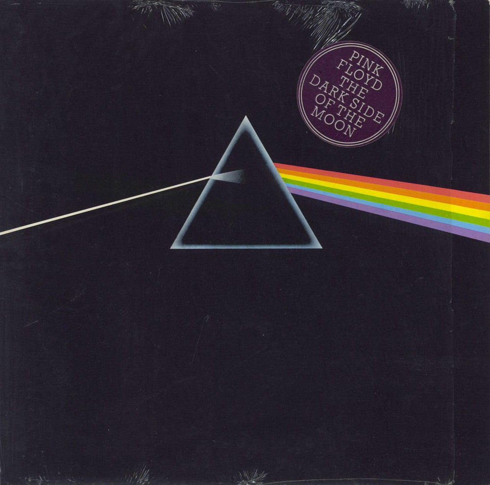 Pink Floyd The Dark Side Of The Moon - 5th - Complete Stickered - Open Shrink UK vinyl LP album (LP record) SHVL804