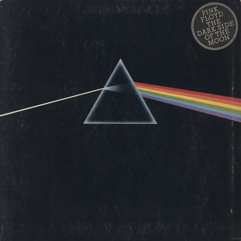 Pink Floyd The Dark Side Of The Moon - 5th - Stickered - EX UK vinyl LP album (LP record) SHVL804