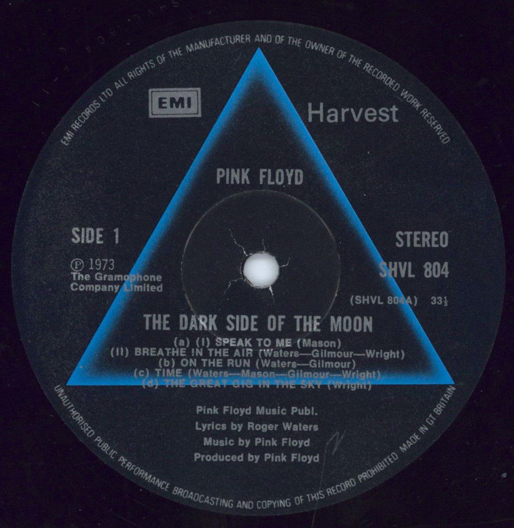 Pink Floyd The Dark Side Of The Moon - 6th - Complete - Stickered Shrink UK vinyl LP album (LP record) PINLPTH796114