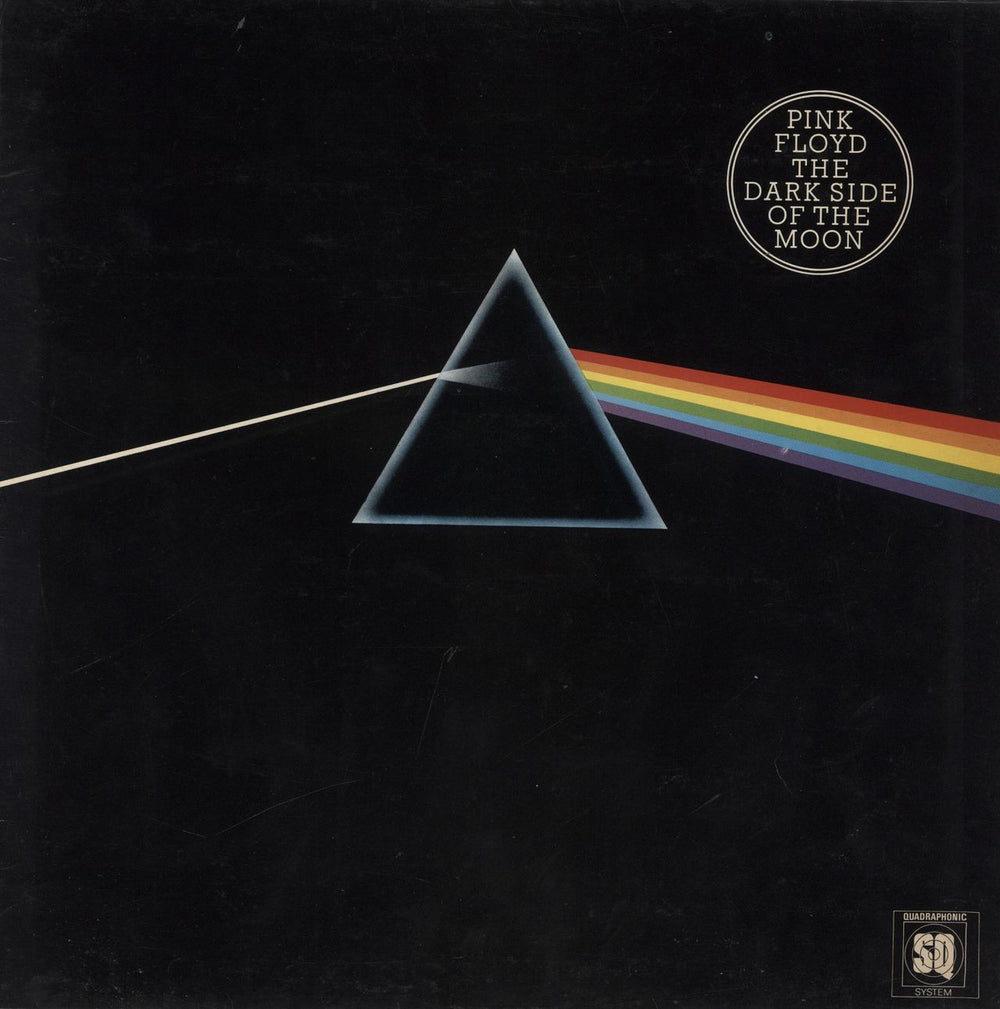 Pink Floyd The Dark Side Of The Moon - Quad - EX UK vinyl LP album (LP record) Q4SHVL804