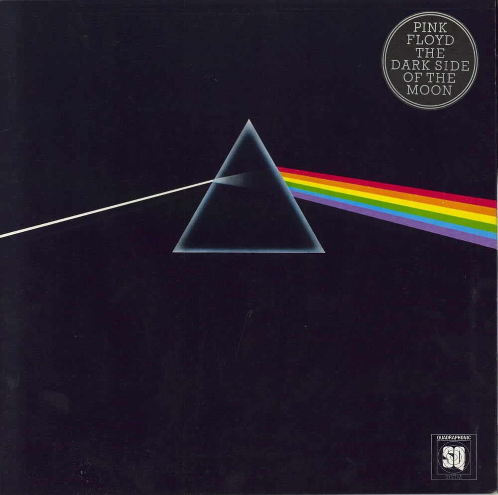 Pink Floyd The Dark Side Of The Moon - Quad UK vinyl LP album (LP record) Q4SHVL804