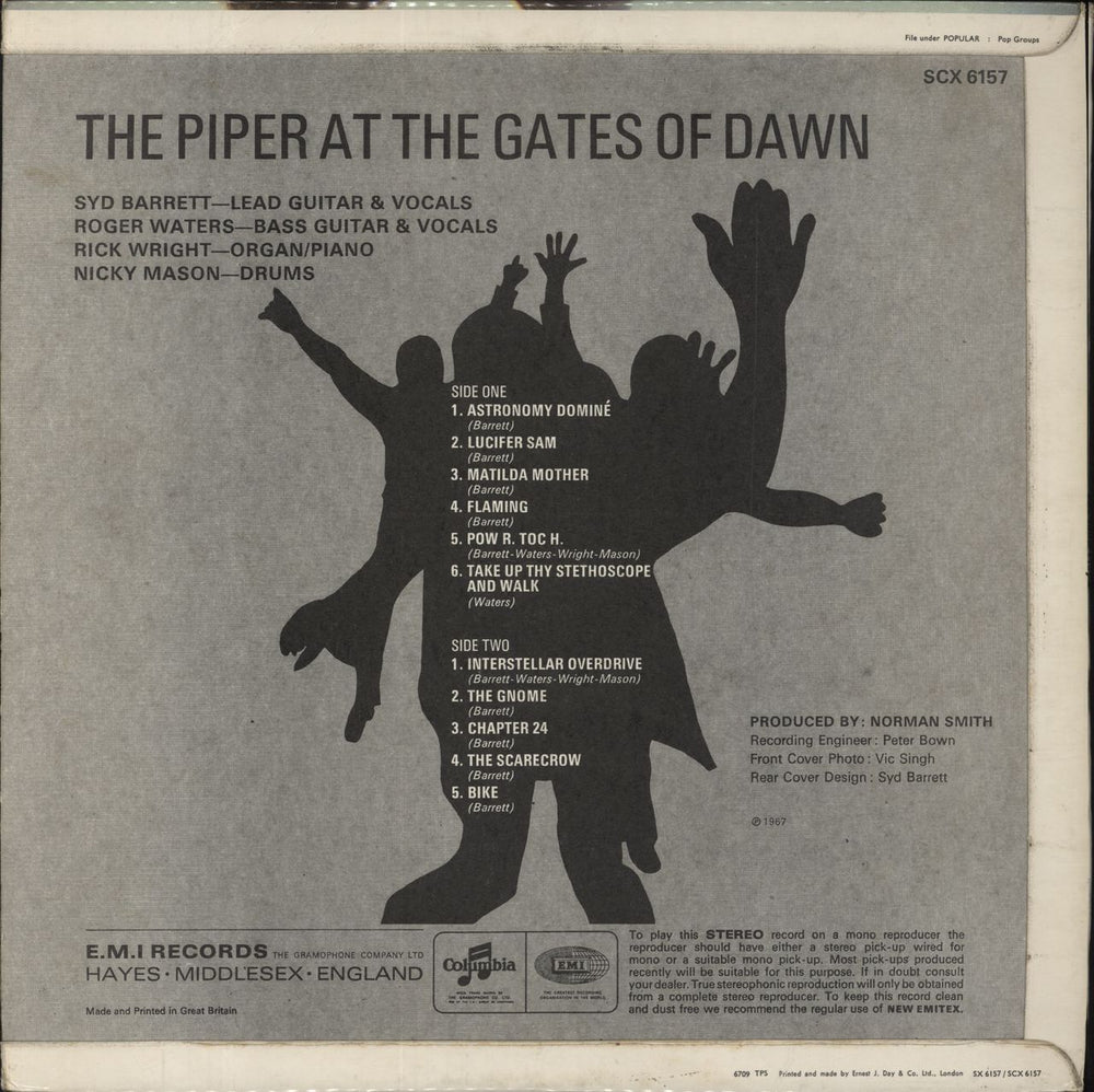 Pink Floyd The Piper At The Gates Of Dawn - 1st (b) - EX UK vinyl LP album (LP record)