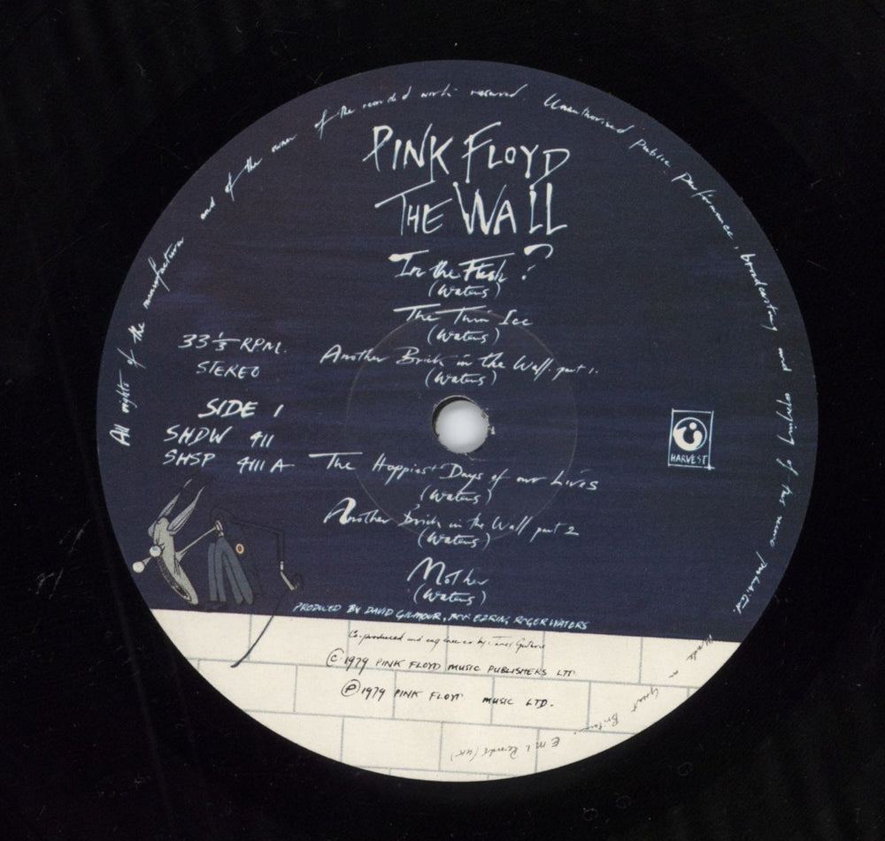 Pink Floyd The Wall - 1st - G UK 2-LP vinyl record set (Double LP Album) 1979