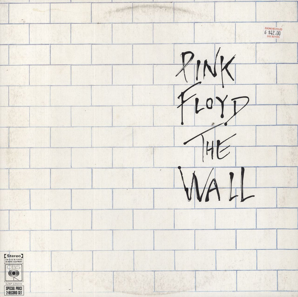 Pink Floyd The Wall Australian 2-LP vinyl record set (Double LP Album) S2BP220216