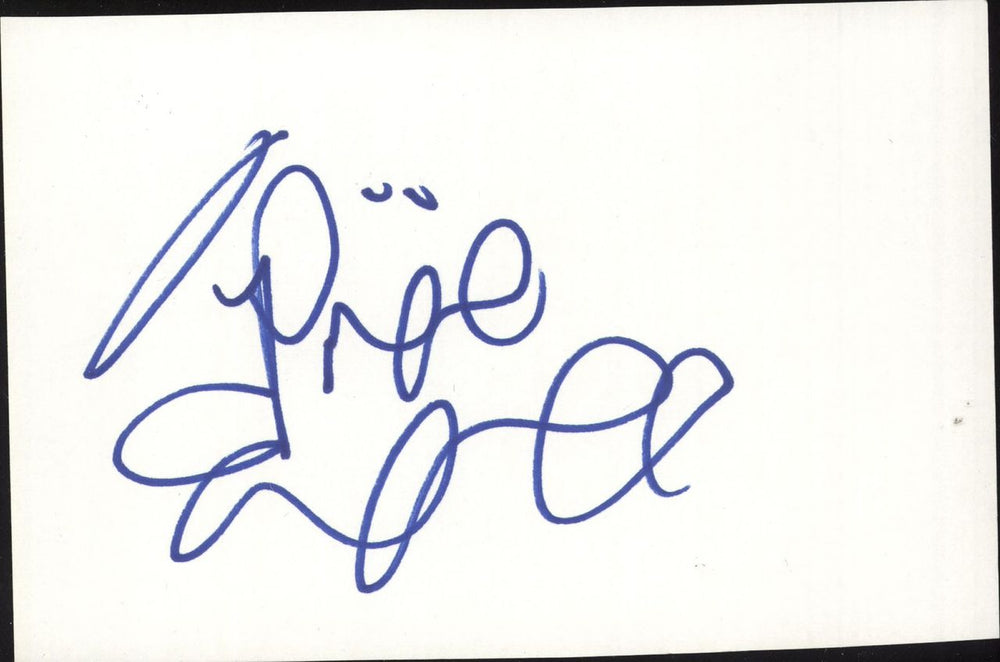 Pixie Lott Autograph UK memorabilia AUTOGRAPH