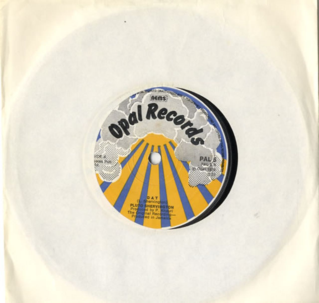 Pluto Shervington Dat - Solid UK 7" vinyl single (7 inch record / 45) PAL5