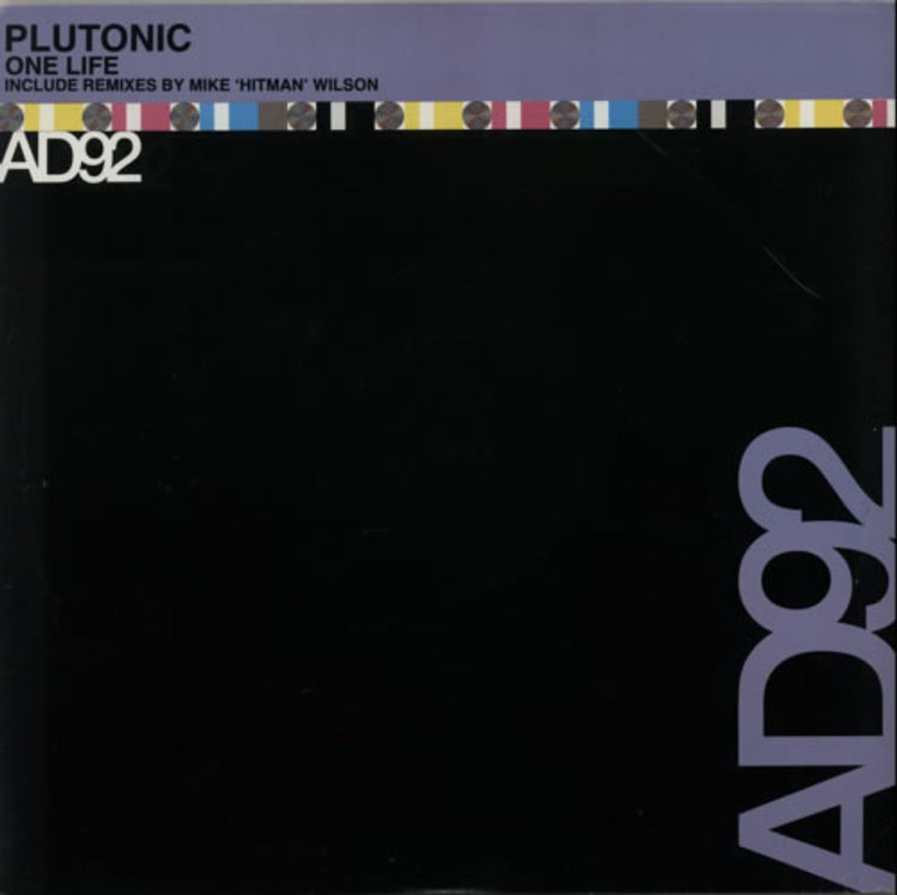 Plutonic One Life UK Promo 12" vinyl single (12 inch record / Maxi-single) PLUTONIC1