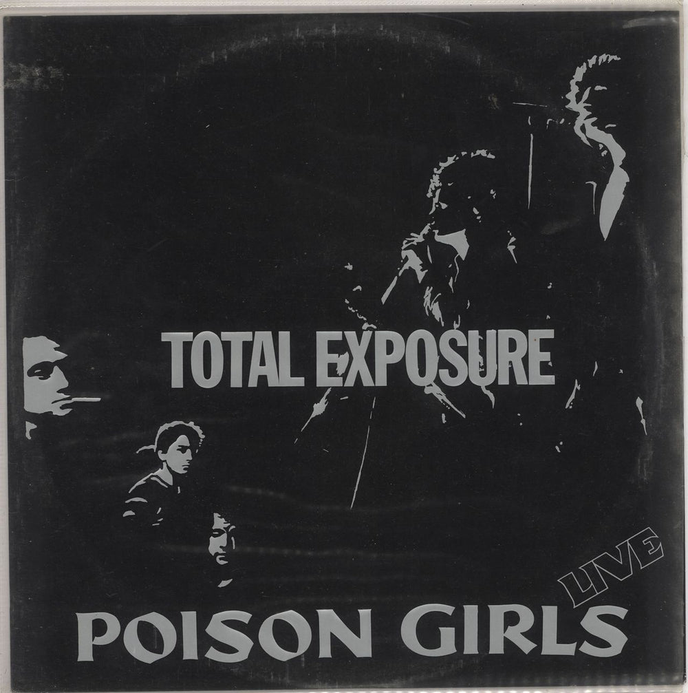 Poison Girls Total Exposure - Clear Vinyl UK vinyl LP album (LP record) XN2003