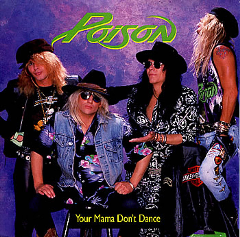 Poison Your Mama Don't Dance UK 7" vinyl single (7 inch record / 45) CL523