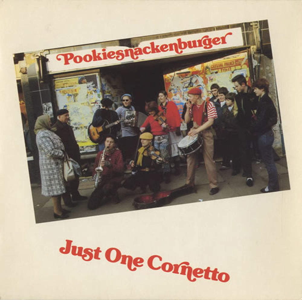 Pookiesnackenburger Just One Cornetto UK 7" vinyl single (7 inch record / 45) BUY138