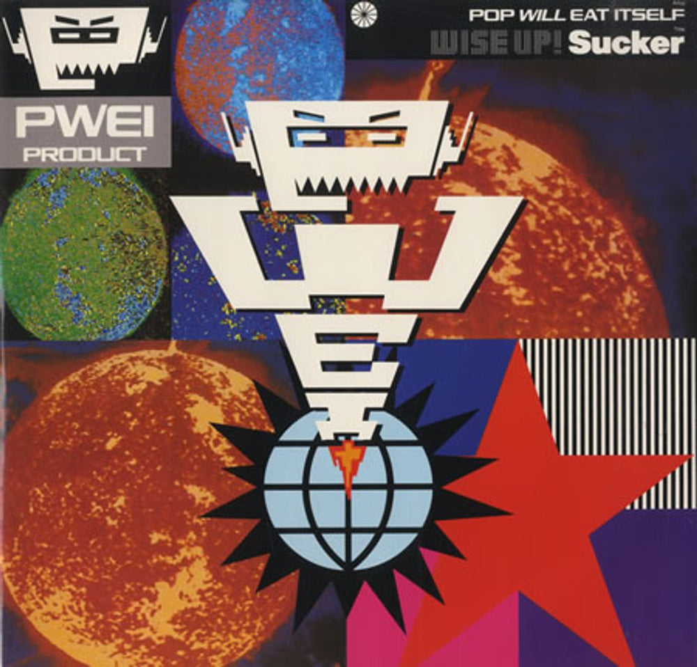 Pop Will Eat Itself Wise Up! Sucker UK 12" vinyl single (12 inch record / Maxi-single) PT42762