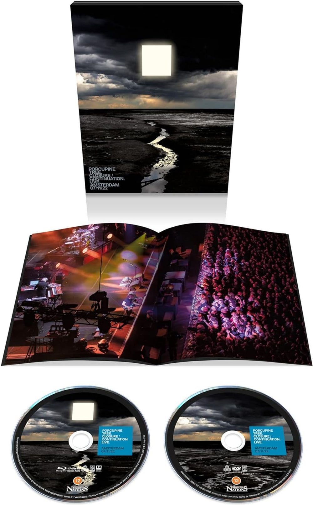 Porcupine Tree Closure/Continuation. Live. Amsterdam 07/11/22 - Blu-Ray+DVD - Sealed UK Blu Ray DVD 196588303999